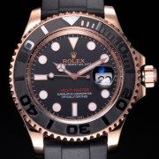 19위 Rolex [로렉스] 최신버전 1:1 베스트 에디션 요트마스터 116655 블랙 세라믹 베젤 블랙 다이얼 러버스트랩 오토매틱 무브먼트 rol0318 - Rolex Yacht-Master Black Ceramic Bezel Black Dial Automatic Movement