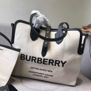  Burberry 버버리 소프트 코튼 캔버스 벨트 백