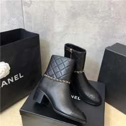 CHANEL 샤* 여성용 부츠 (굽높이 5.5CM) C51051