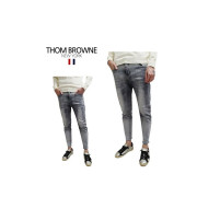 Thom Browne 톰브라운 그레이 9부 청바지