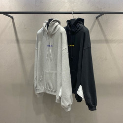 VETEMENTS 베트* 헤비쭈리 레이블 오버사이즈 후디