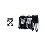 Off-White 오프화이트 횡단 후드&맨투맨&바지 세트