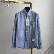 Thom Browne 톰브라운 린넨 세로줄 셔츠