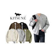 Maison Kitsune  메종키츠네 헤드폭스 네오프렌 블루종 자켓