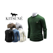 Maison Kitsune   메종키츠네 머슬핏 라운드 니트