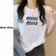 Miumiu 미우미우 로고 티셔츠