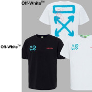 Off-White 오프화이트 블루에로우 스케치2 고급 반팔