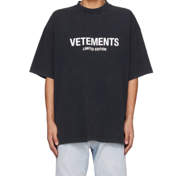 VETEMENTS 베트* 리미티드 반팔